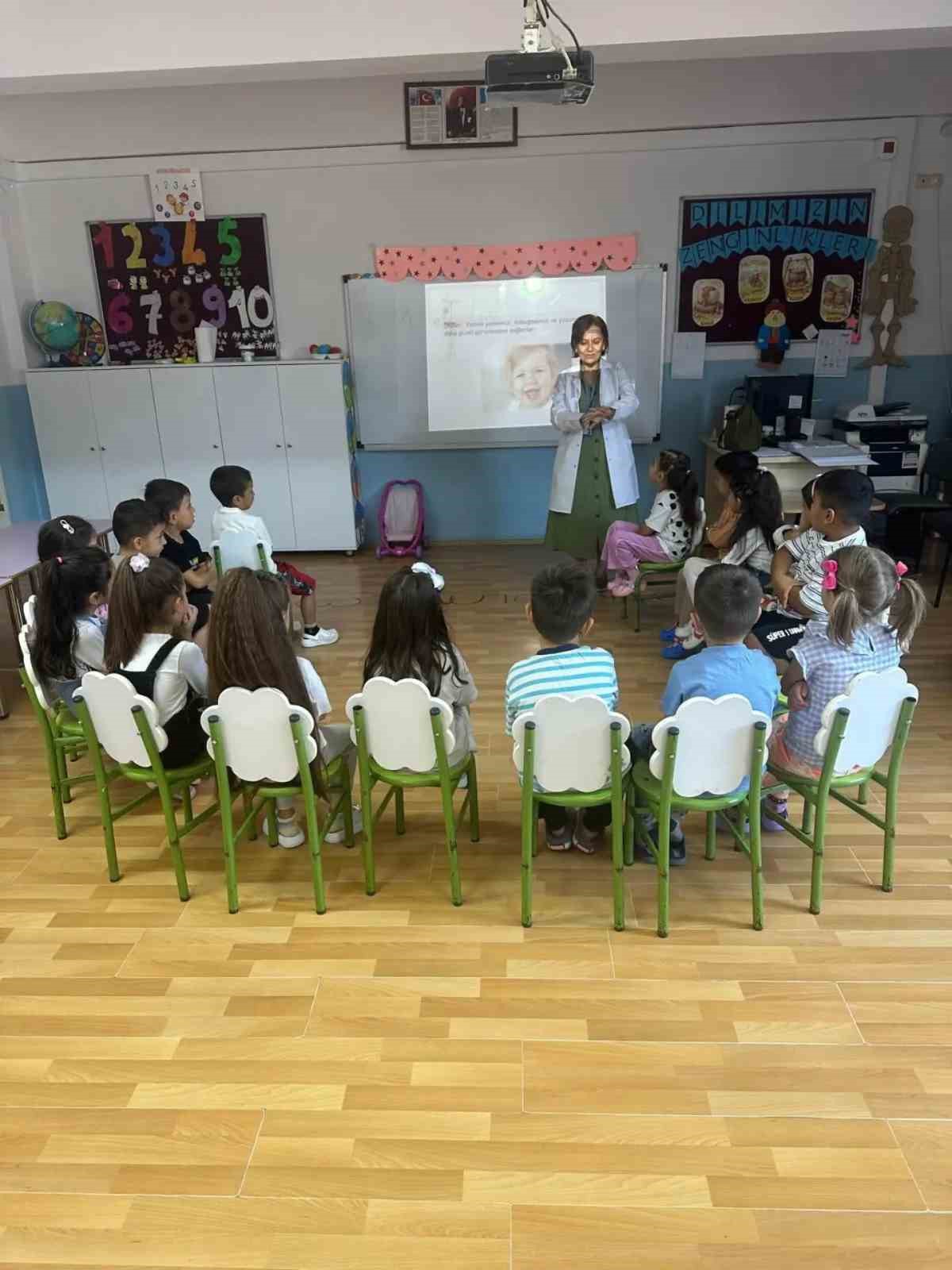 Nazilli’de ilkokul öğrencilerine ağız ve diş sağlığı eğitimi