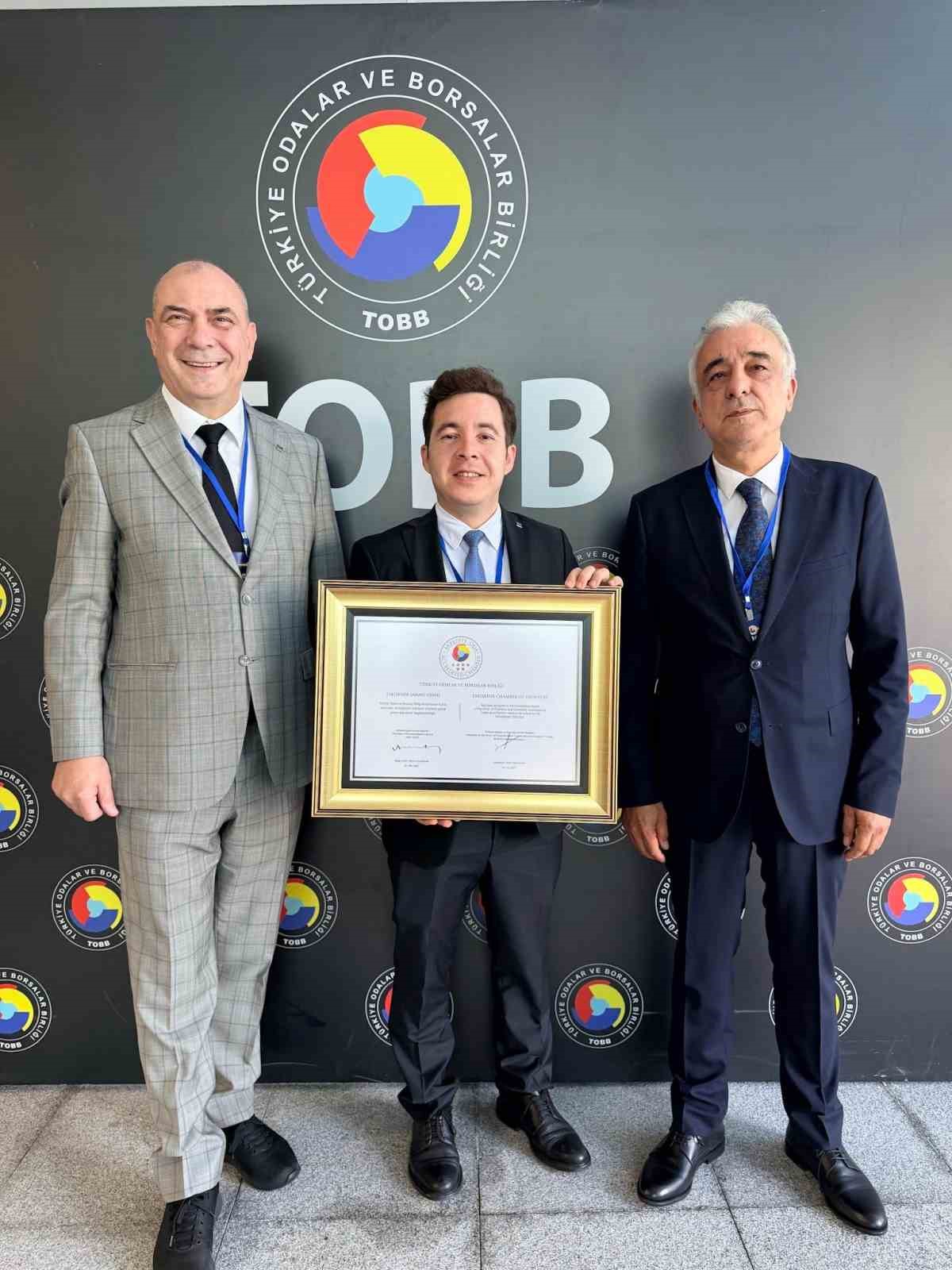 Eskişehir Sanayi Odası, akreditasyon sertifikası almanın gururunu yaşadı