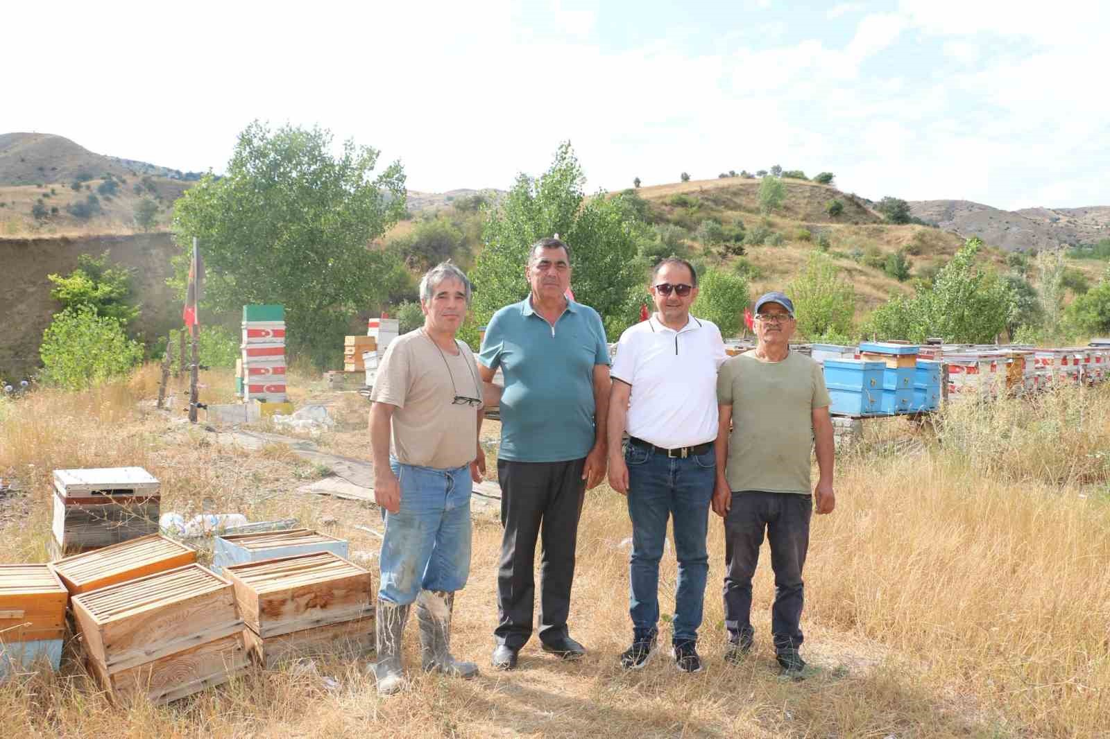 Erzincan’da arıcılık ve vatan sevgisi aynı arılıkta buluştu