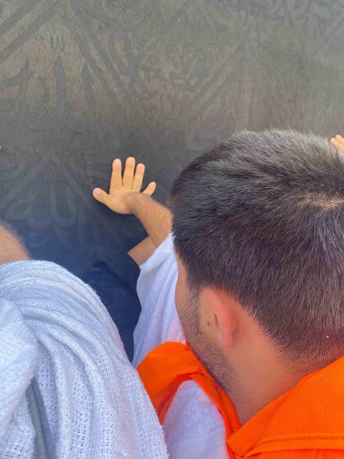 Kabe hasreti dualarla gerçeğe dönüştü