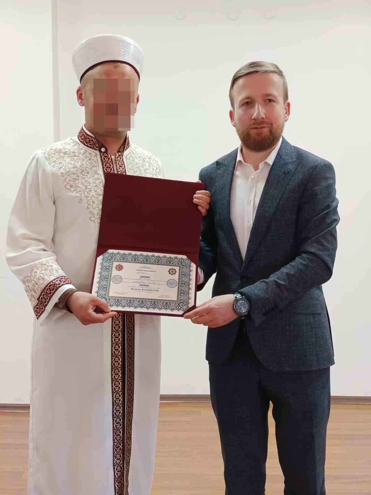 Bozüyük Açık Ceza İnfaz Kurumu’nda, hafızlık belgesi takdim programı
