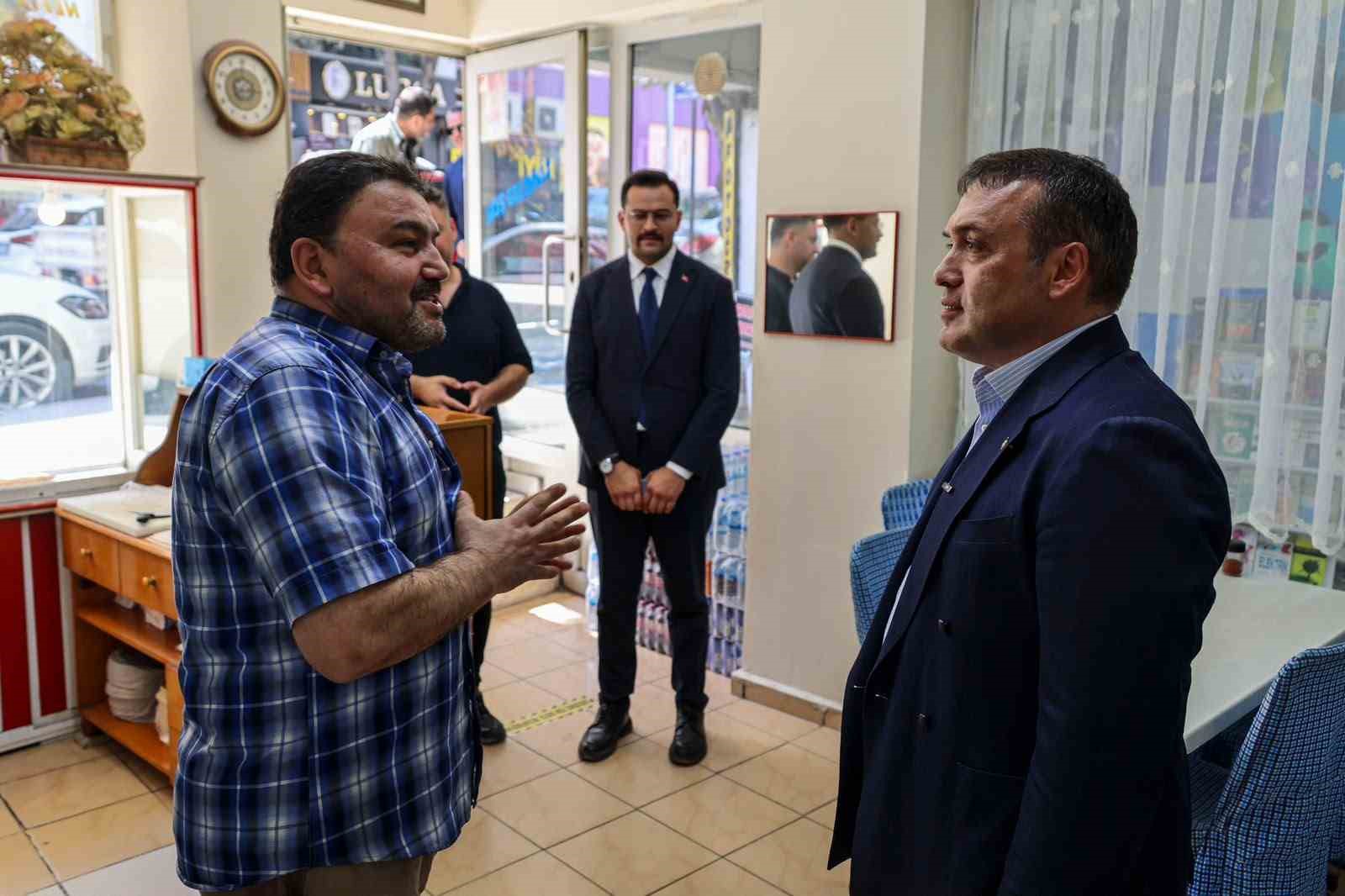 Vali Sözer, çarşı esnafını ziyaret etti