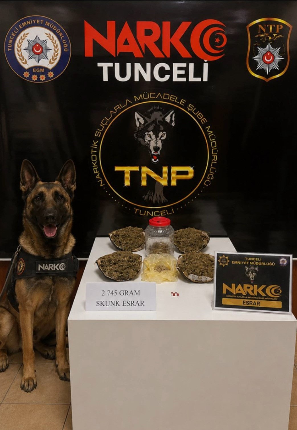 Tunceli’de uyuşturucu operasyonu: 2 şüpheli tutuklandı