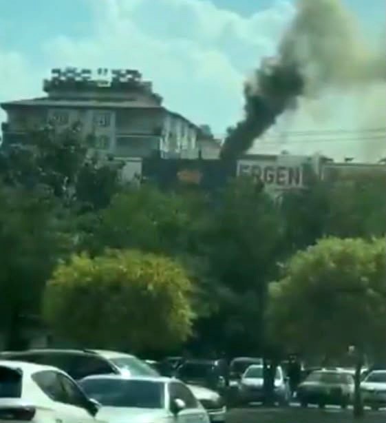 Gaziantep’te lokanta bacasında çıkan yangın söndürüldü