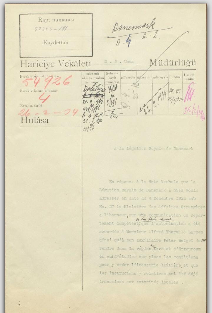 1933’te Danimarka gözünü Erzurum ve Kars’a çevirdi: Hedefleri süt üretimi yapmaktı