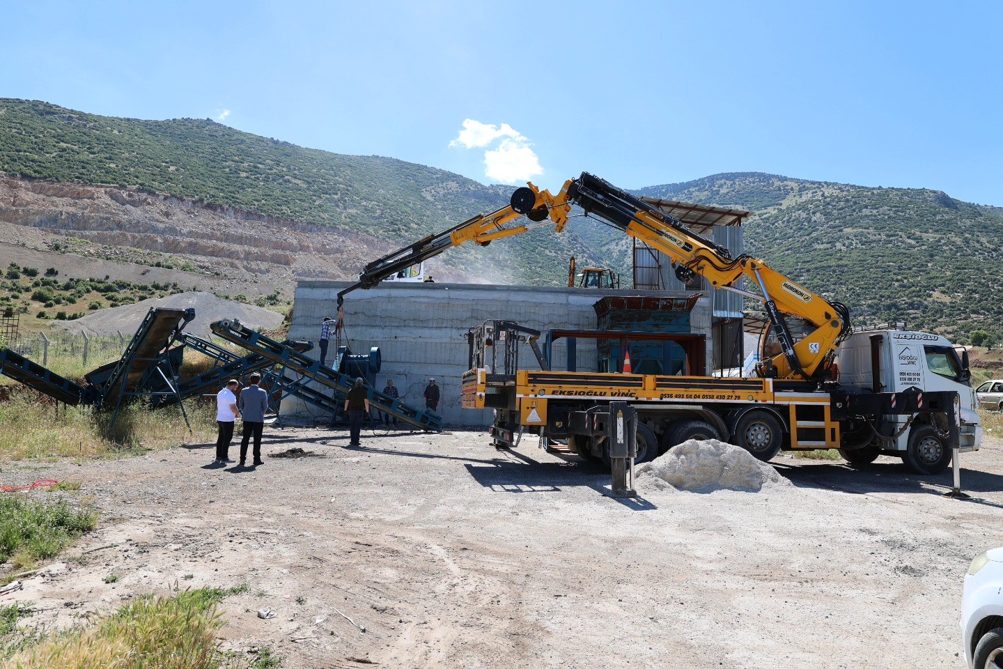 Tavas Belediyesinin üretim tesisi hizmete hazırlanıyor