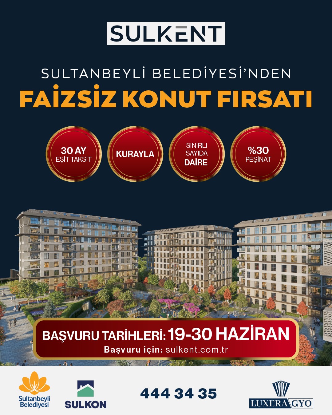 Sultanbeyli Belediyesi&rsquo;nden vatandaşlara faizsiz konut fırsatı