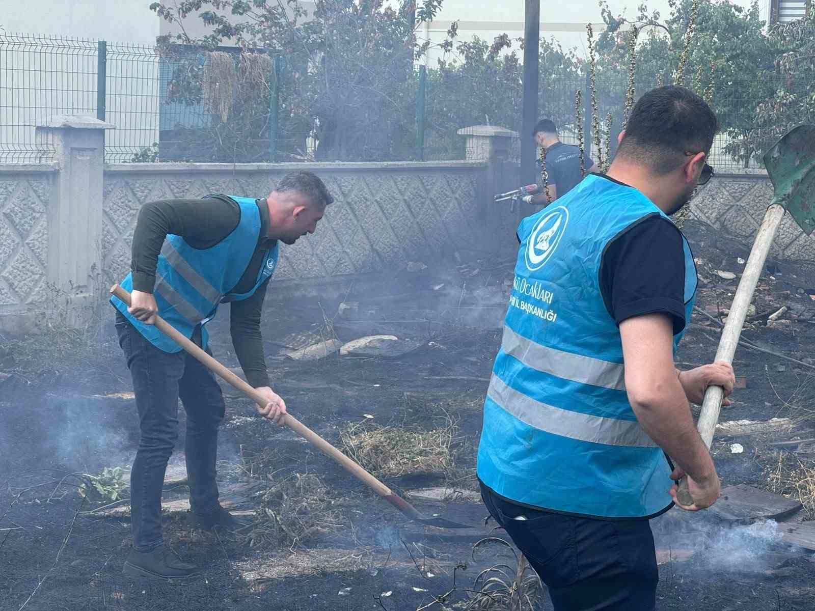&Uuml;lk&uuml; Ocakları Kayseri İl Başkanlığı&rsquo;ndan yangın duyarlılığı
