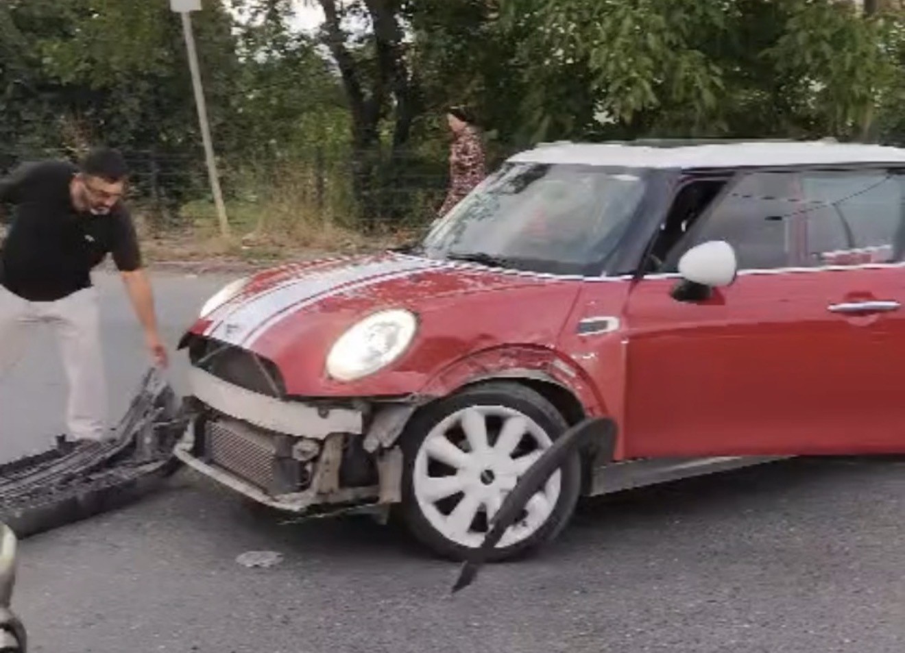 Atakum’da otomobil ile motosiklet çarpıştı: 1 yaralı