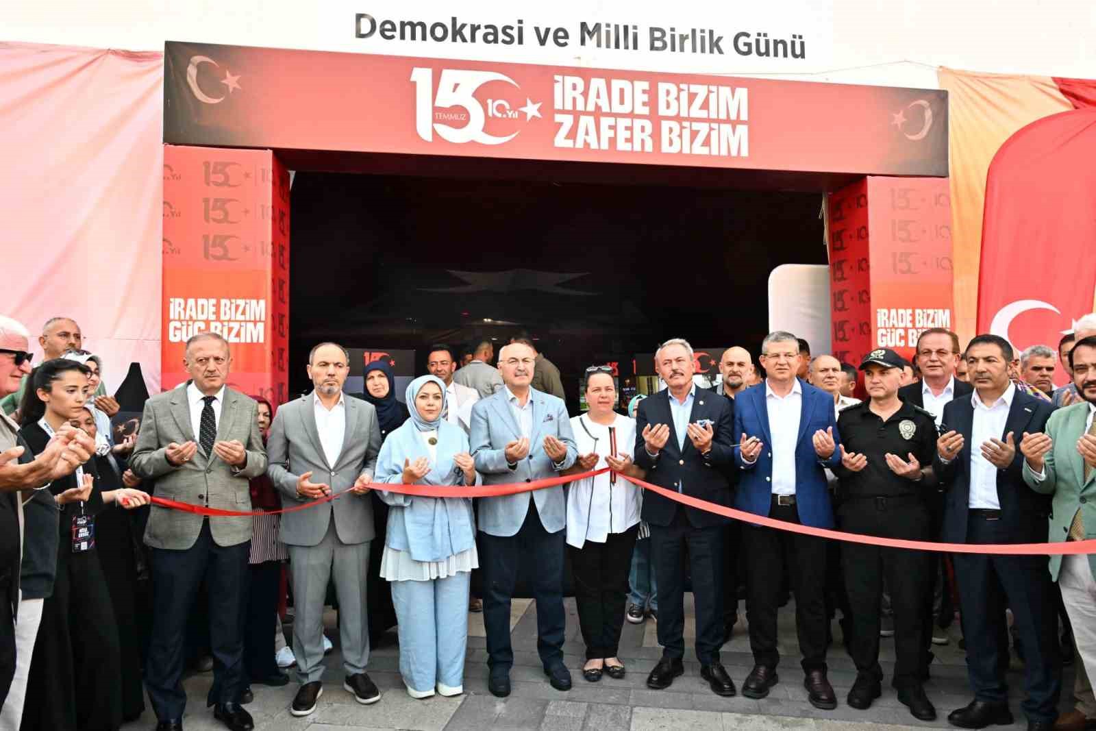 Denizli’de 15 Temmuz Hafıza Çadırı açıldı