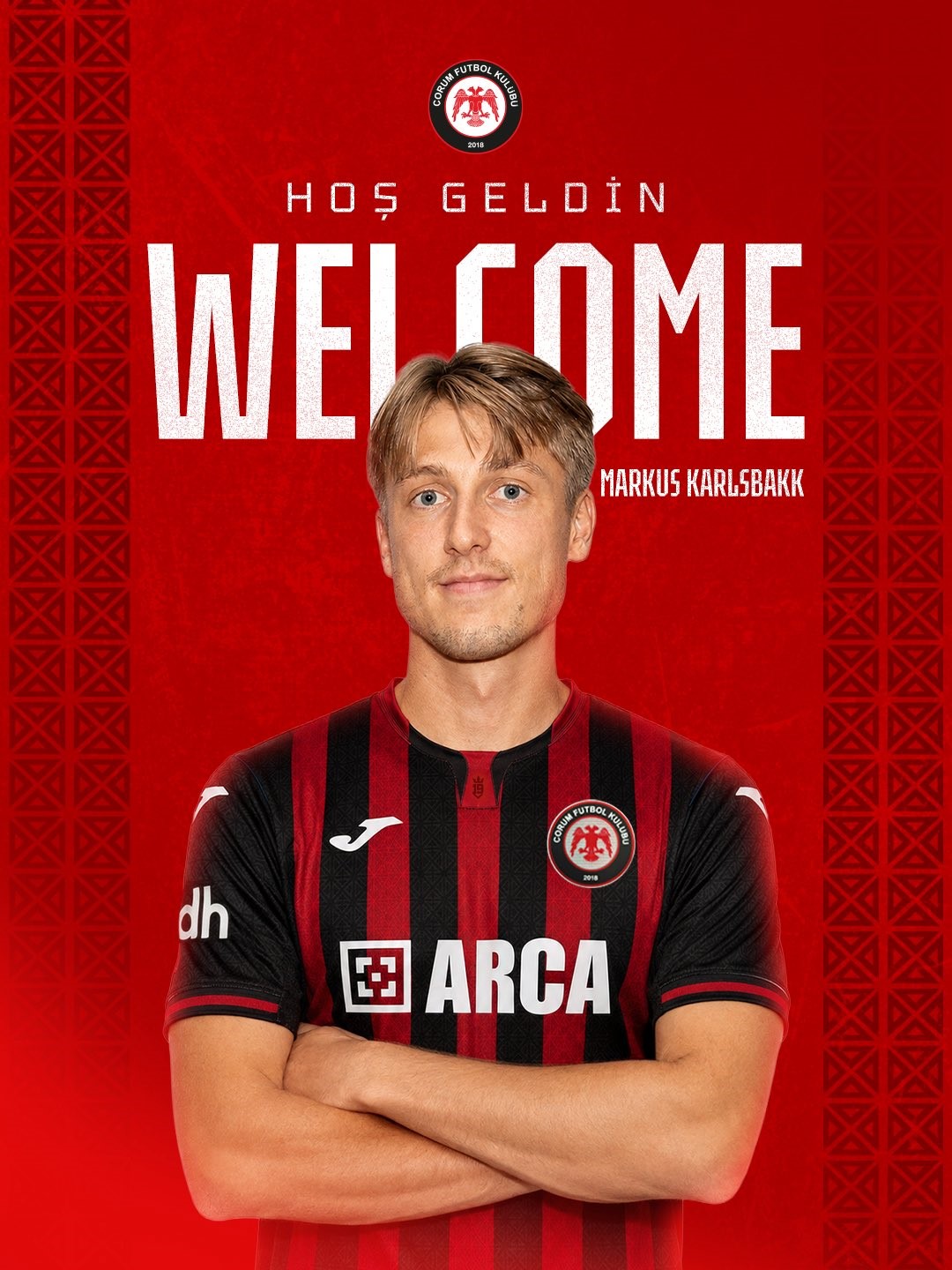&Ccedil;orum FK, Markus Karlsbakk ile anlaştı