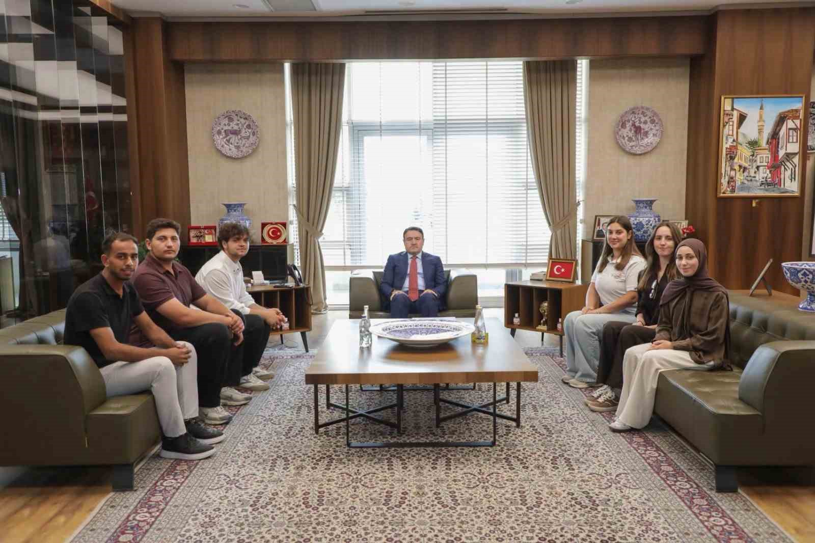 Vali Işın, DUSCART Takımı’nı ağırladı