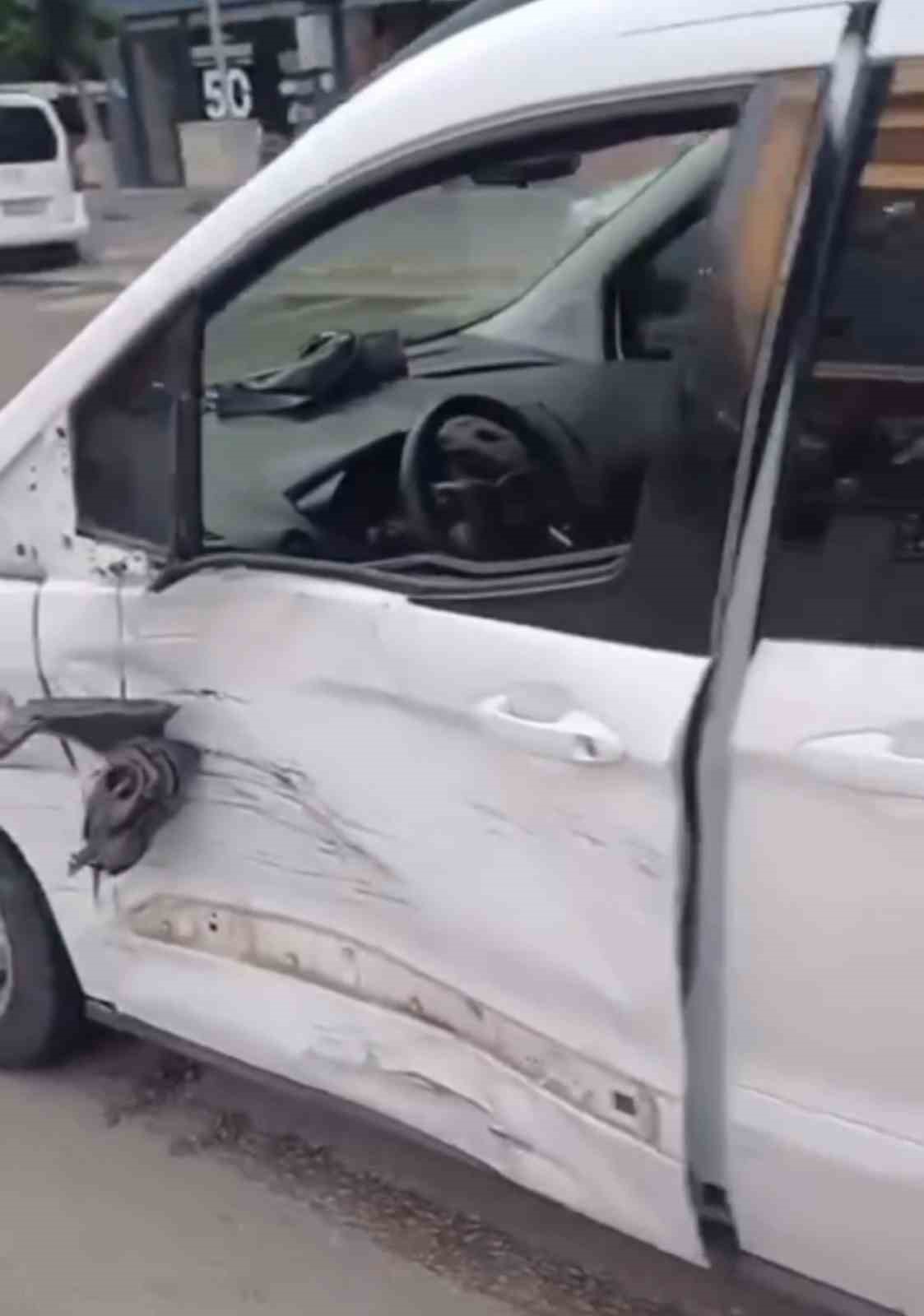 Iğdır&rsquo;da maddi hasarlı kaza