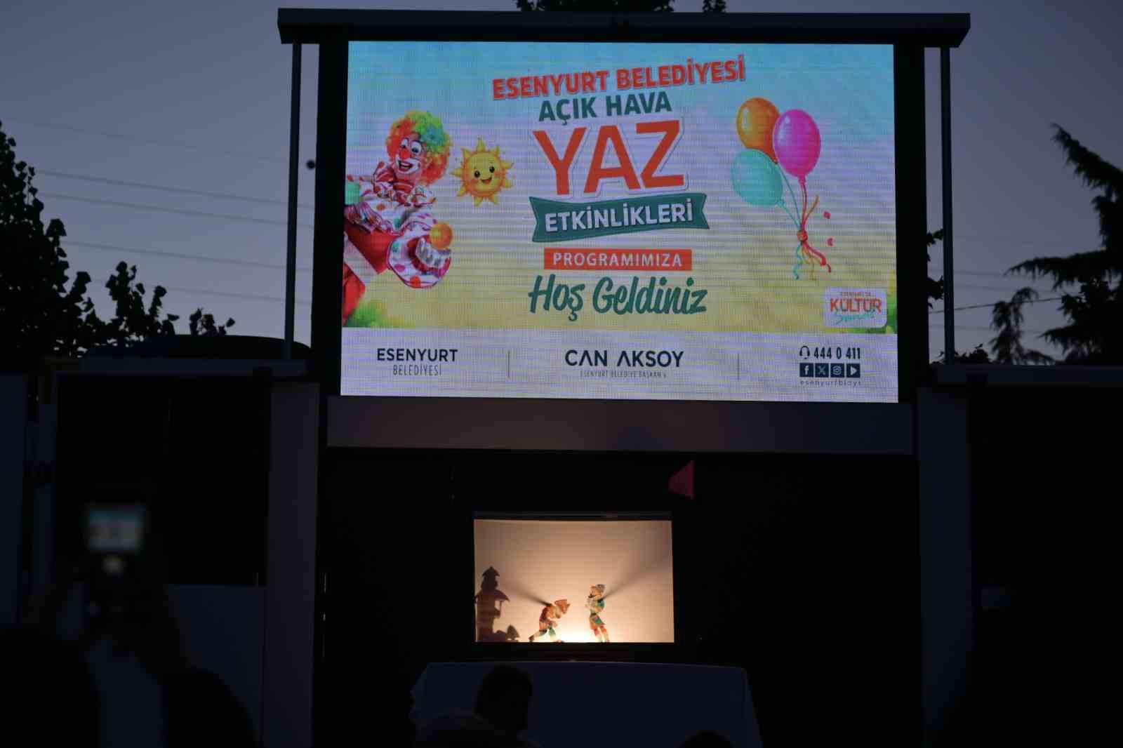 Esenyurt’ta açık hava yaz etkinliklerine yoğun ilgi