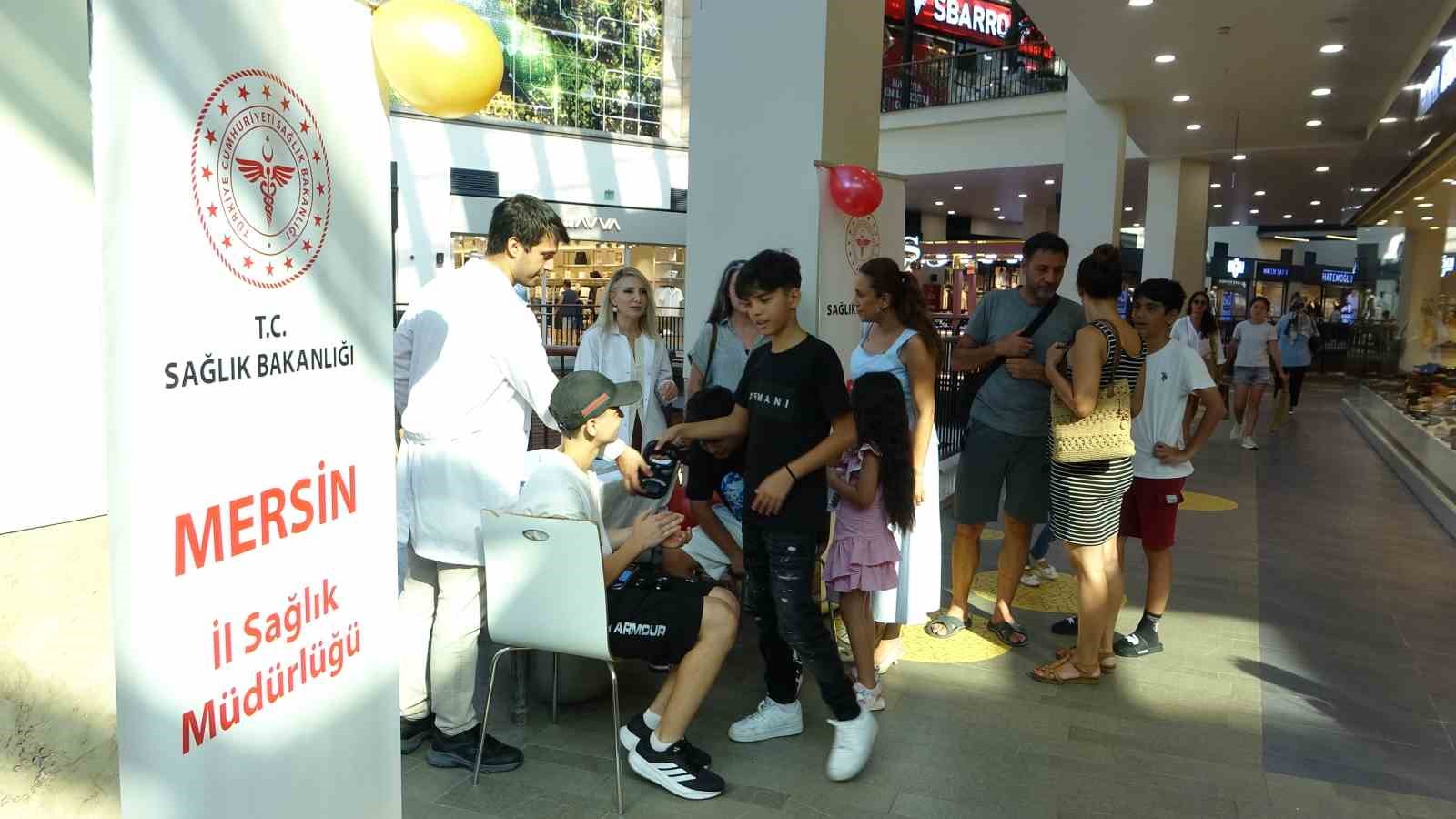 Mersin’de sağlıklı yaşam için sahada test uygulaması