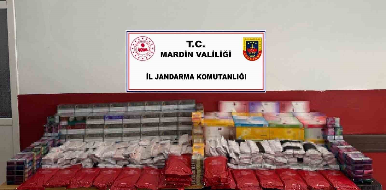Mardin’de kaçak tütün operasyonunda 2 gözaltı