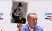 Cumhurbaşkanı Erdoğan, İnönü'nün Amerikan Bayraklı Fotoğrafını Paylaştı