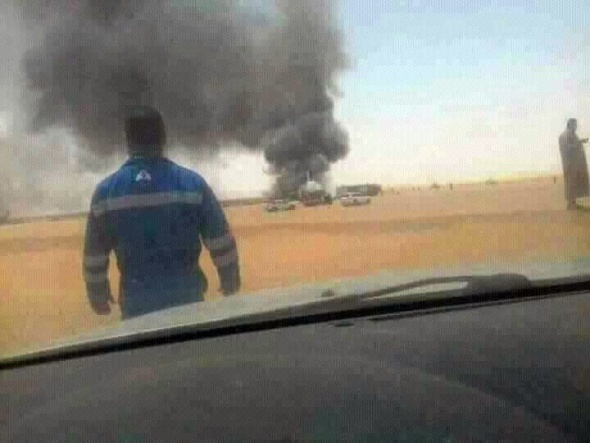 Libya'da askeri uçak düştü: 3 ölü