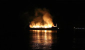 Pendik'te Yük Gemisinde Korkutan Yangın! 15 Kişilik Mürettebat Polis Botuyla Tahliye Edildi