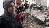Kartal'da Çöken Binanın Karşı Apartmanında Oturan Kadın, Yaşanan Faciayı Gözyaşları İçinde Anlattı